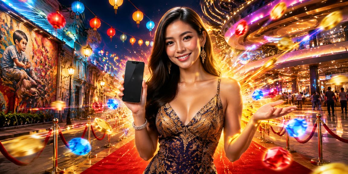 Pengguna di Penang bermain baccarat langsung melalui aplikasi kasino mudah alih 1337x